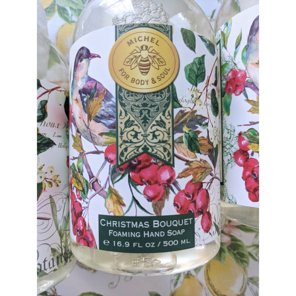3 Michel Design Works Christmas Bouquet Foaming Hand Soap wash with pump - Picture 3 of 5